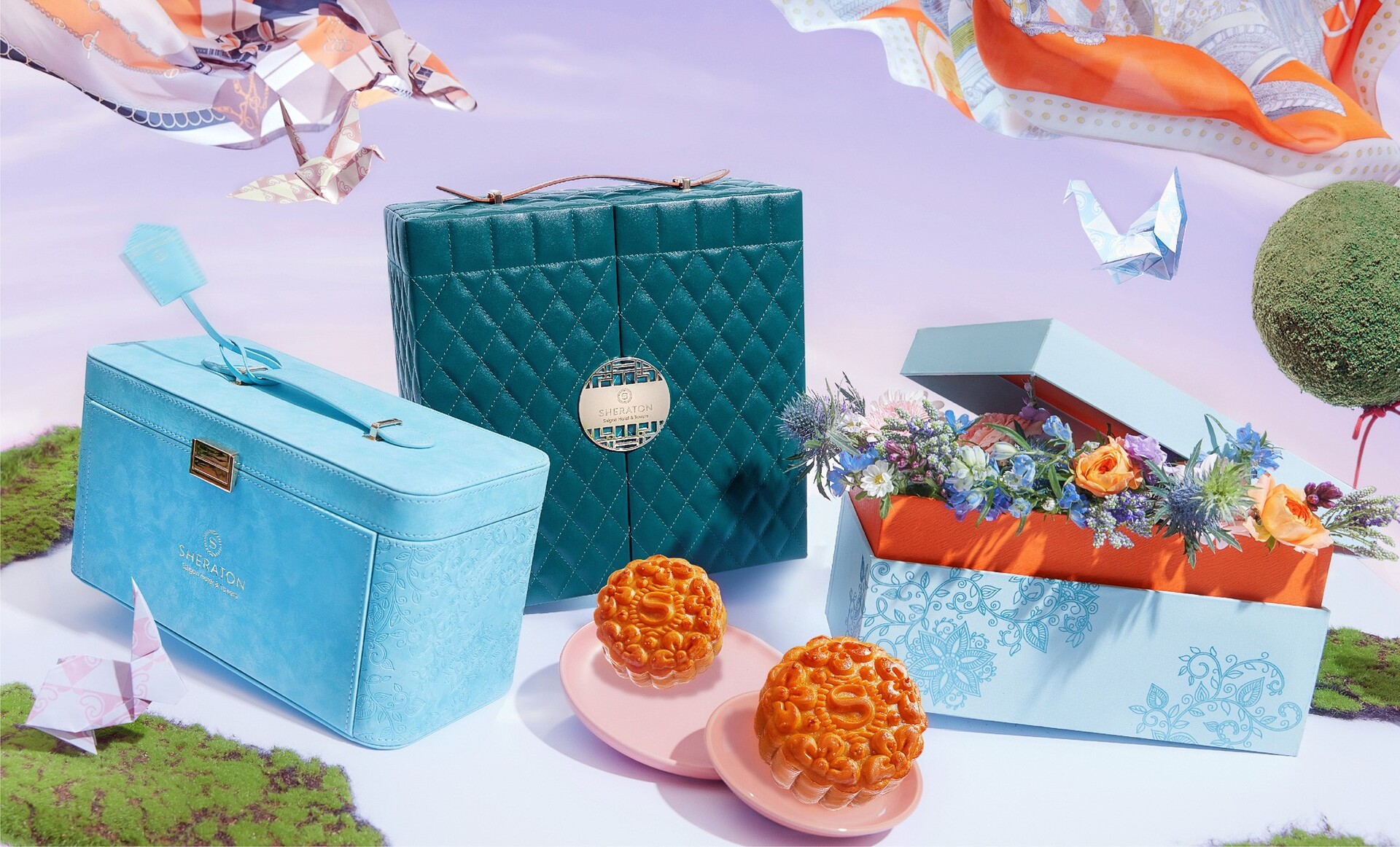 Sheraton Saigon Hotel & Towers Debuts  Its Artisanal Hand-Crafted Mooncakes  Under 2023 Collection Named Autumn Dream