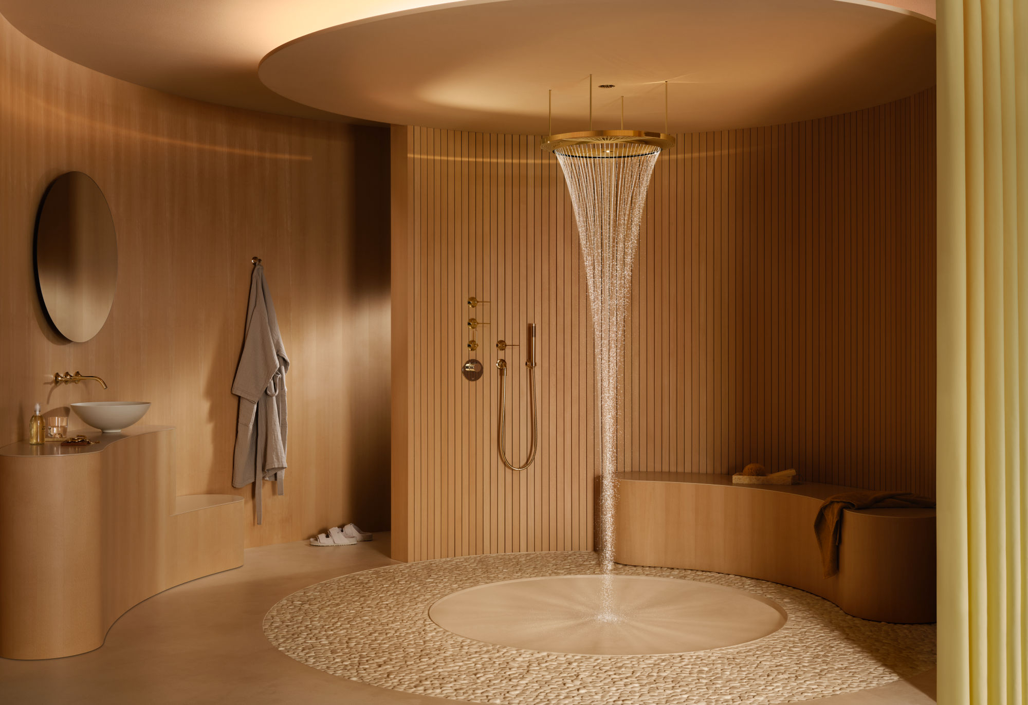 A Harmonious Fusion of Water and Light<br> Dornbracht’s Aquahalo and Serenity Sky