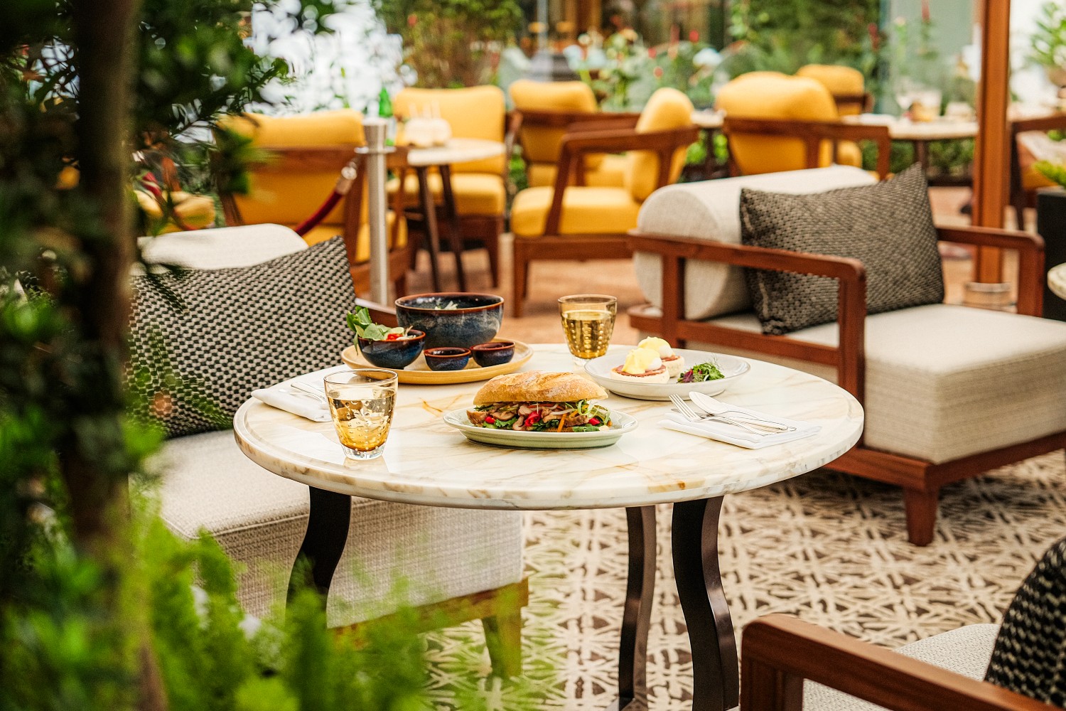 Park Hyatt Terrace <br> Saigon’s Chic New Garden Lounge